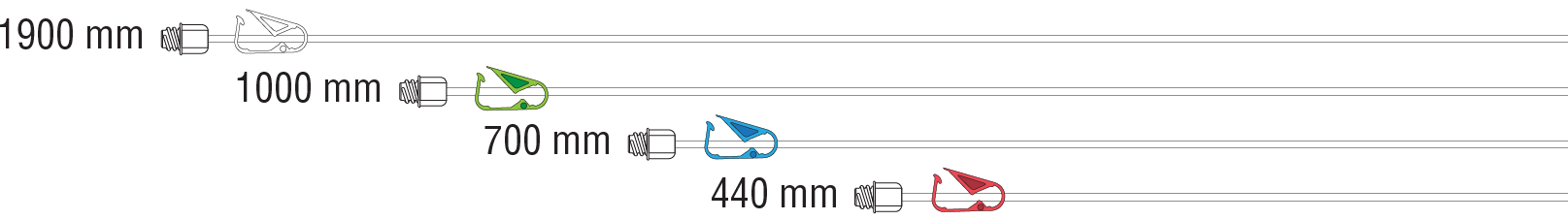 tubing lengths